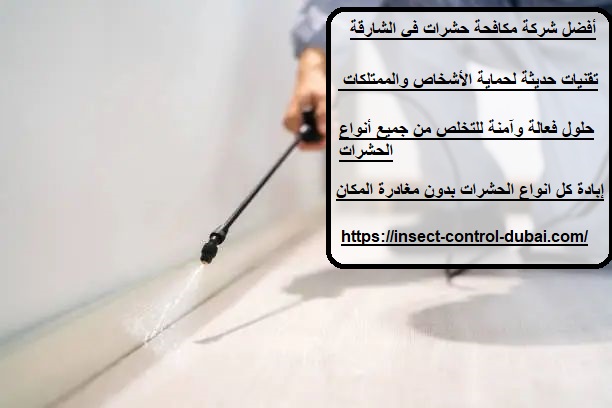 شركة مكافحة حشرات في الشارقة