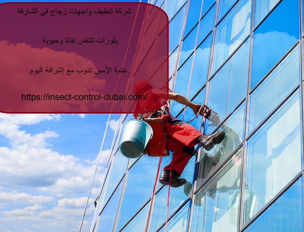 شركة تنظيف واجهات زجاج في الشارقة